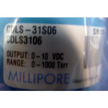 TEL DS036-003827-1 MILLIPORE CDLS-31S06 0-1000 TORR CAPACITANCE DIAPHRAGM GAUGE