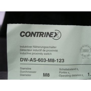 CONTRINEX DW-AS-603-M8-123 SWITCH INDUCTIVE 8MM PNPOLD