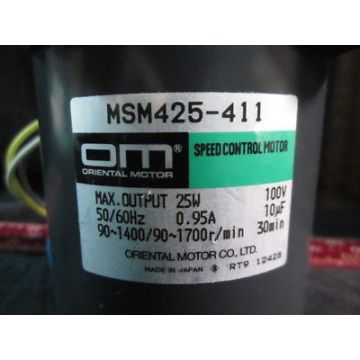 ORIENTAL MOTOR MSD425-411D DSP501M Speed Controller Speed Control Motor