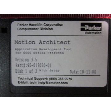 Parker 95013070-01 & 95013070-02 Application Development Tool For 6000 Series Pr