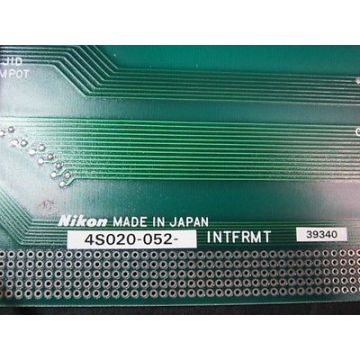 NIKON 4S020-052 PCB INTERMT TYPE 4S020-052