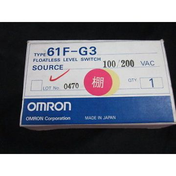 OMURON 61F-G3 AMP, REVEL METER