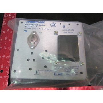 POWER-ONE HC12-3-4-A POWER SUPPLY; OUTPUT: 12VDC @ 3.4-AMPS TEMPTRONIC CORP