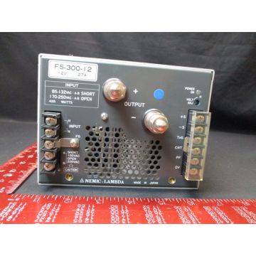 TDK-LAMBDA-PHYSIK-NEMIC FS-300-12 SUPPLY, POWER 12V 27A  MH 610