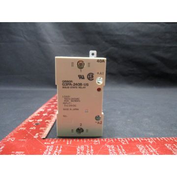 Omron G3PA-240B-US SOLID STATE RELAY 100 TO 240VAC 40A 50/60Hz
