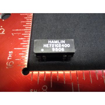 HAMLIN HE721C2400 REED RELAY, SPDT, 24VDC, 0.25A, THD