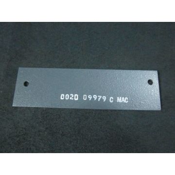 Applied Materials AMAT 0020-09979 Cover Plate KEYBD PCB