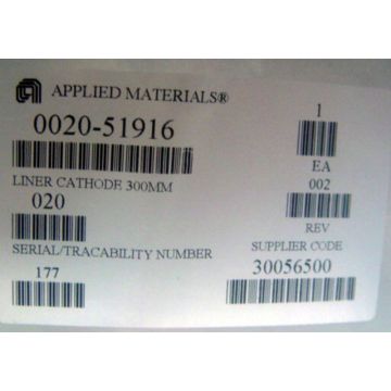 Applied Materials AMAT 0020-51916 LINER CATHODE 300MM