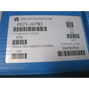 Applied Materials AMAT 0021-16783 COVER RING NARROW POCKET 300MM SIP CU