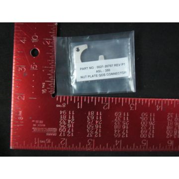 Applied Materials AMAT 0021-20767 Nut Plate QDS Connection Housing SST