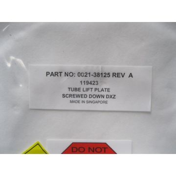 Applied Materials AMAT 0021-38125 TUBE LIFT PLATE SCREWED DOWN DXZ
