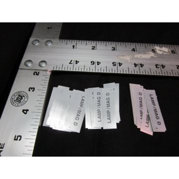 Applied Materials AMAT 0060-09008 LABEL LAMPMAG D