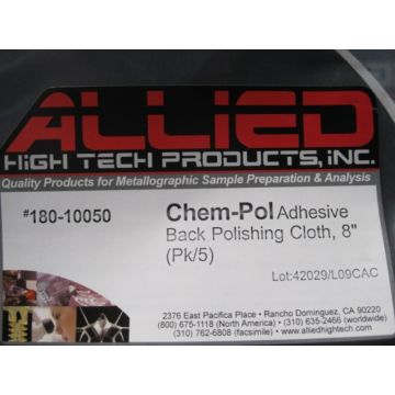 Applied Materials AMAT 0180-10050 PAD CHEM-POL 8 INCH 203 MM