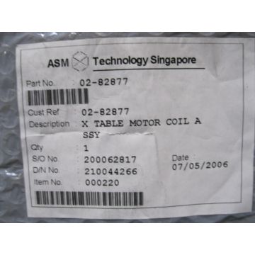 ASML 02-82877 ASSY X TABLE MOTOR COIL