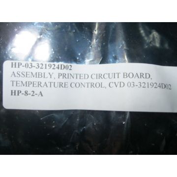 HP 03-321924D02 ASSEMBLY PRINTED CIRCUIT BOARD TEMPERATURE CONTROL CVD