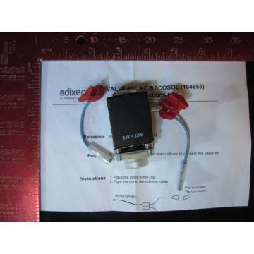 ALCATEL 106935 Leak Detector BACOSOL Valve 24VDC 23W