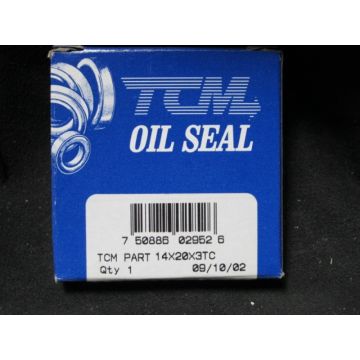 TCM 14X20X3TC OIL SEAL 14X20X3MM DOUBLE LIP