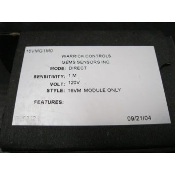 WARRICK 16VMG1M0 CONTROLLER LIQUID LEVEL