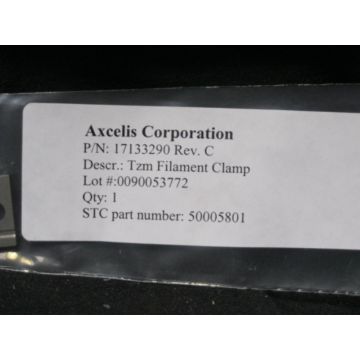 AXCELIS 17133290 TZM FILAMENT CLAMP EATON