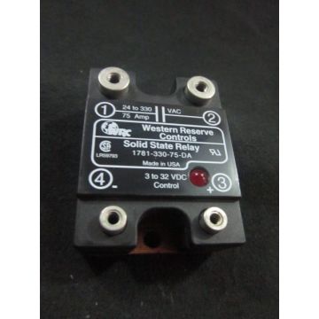 Western Reserve Controls 1781-330-75-DA Relay Solid State 24 to 330 VAC 75 amp
