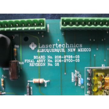 LASER TECHNICS 206-2700-03 PCB RELAY RIGGER