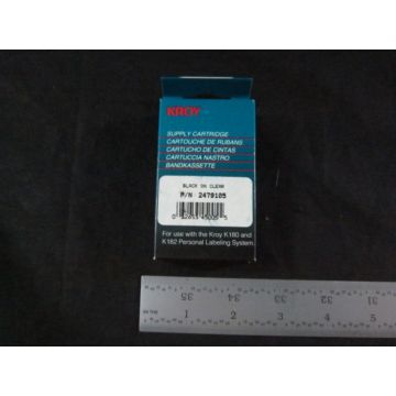 KROY 2479105 cartridge tape black on clear 1