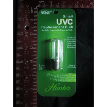 HUNTER 30850 SMALL UVC REPLACEMENT BULB FOR HUNTER AIR PURIFIERS HUMIDIFIERS WITH UVC GERMICIDAL TE