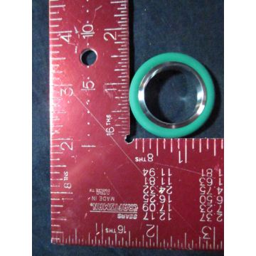 Applied Materials AMAT 3300-90111 O-Ring Fitting Centering Ring NW25 Fluoro ST with Viton