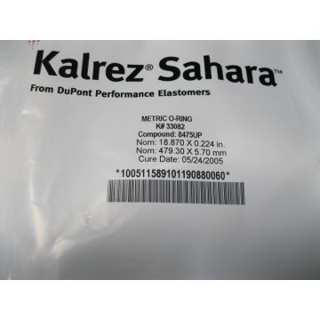 KALREZ K33082 SAHARA METRIC O-RING K 33082 COMPOUND 8475UP NOM 18870 47930mm X 0224 570mm