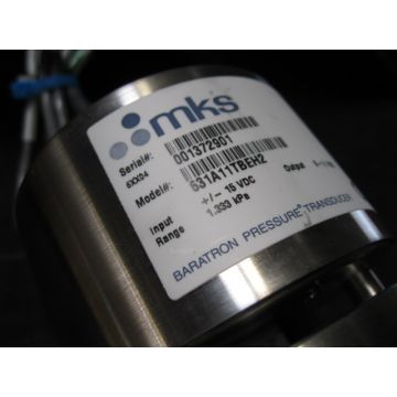 MKS 631A11TBEH2 HEATED BARATRON PRESSURE TRANSDUCER W CABLES