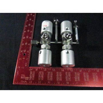 NUPRO 6LV-D2D33P-AA Valve set 2 6LV-D2D33P-AA Pneumatic 3 Way Valve Connected Assembly