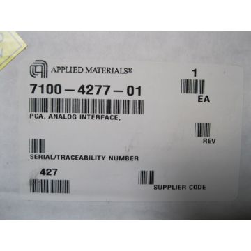 Applied Materials AMAT 7100-4277-01 PCA ANALOG INTERFACE