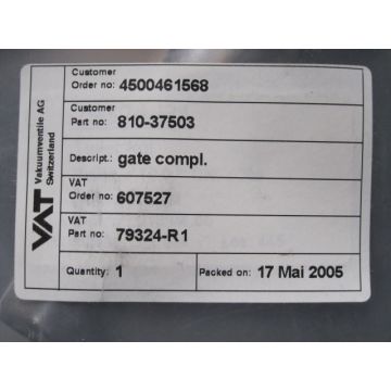 VAT 79324-R1 SEAT VULCANIZED-VAT VALVE