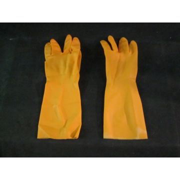 VWR Scientific Products AK18150VWR AK Natural Latex Cleanroom Gloves PKG 8 pr Size 10 Color Orange