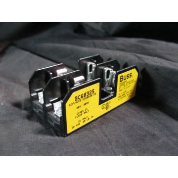 BUSSMANN BC6032S FUSE HOLDER REPLACES CC60030-2S 30A 600V CLASS CC FUSES ONLY CU ONLY 10 AWG 20LB IN