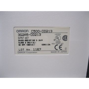 OMRON C500-OD213 CARD IO 64 TRANSISTER OUTPUT