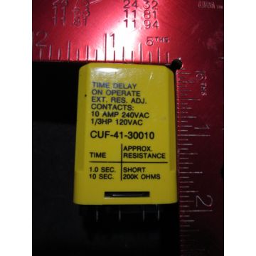 Potter Brumfield CUF-41-30010 Compact Time Delay Relay 24VAC 1-10 seconds adjustment resistor