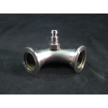 GENERIC DN40KF-90DEGREE-USED PIPE KF40 with 12 VCR port FLANGE 90 DEGREE ANGLE INNER DIMENSION 259 m