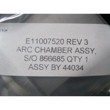 Varian-Eaton E11007520 ASSY ARC CHAMBER PLASMA FLOO