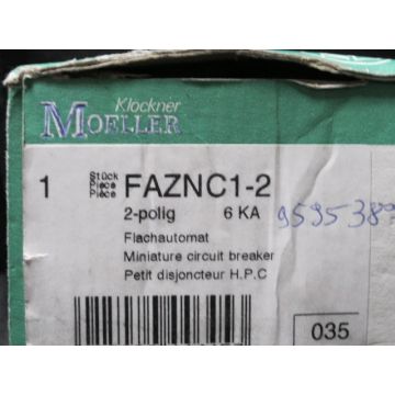 KLOCKNER-MOELLER FAZNC1-2 BREAKER 1A 400V 2PL