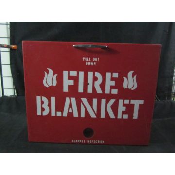 Generic FIRE-BLANKET Fire Blanket with case appear never used but older 100 Reprocessed Wool