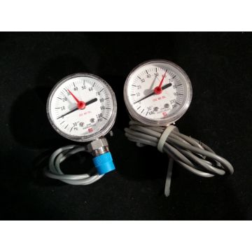 GENERIC GAUGE PRESSURE with switch set one open and one closed SS 0-100 PSI