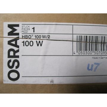 OSRAM HBO 100 W-2 LAMP SUPER PRESSURE MERCURY PHOTO