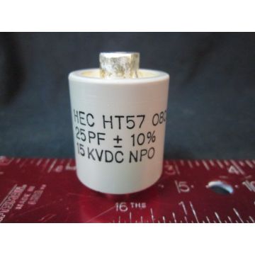 HEC HT57Y250KA Ceramic Capacitor 25PF - 10 15KVDC
