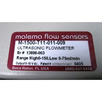MALEMA M-1500-T11-011-009 METER FLOW MALEMA