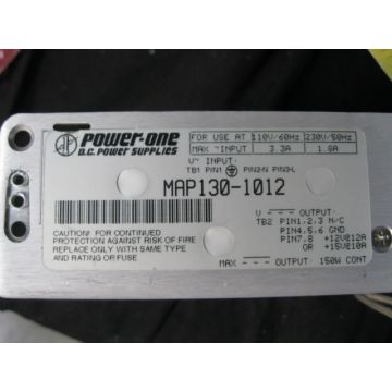 POWER-ONE MAP130-1012 DC POWER SUPPLY