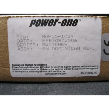 POWER-ONE MAP55-1024 POWER SUPPLY