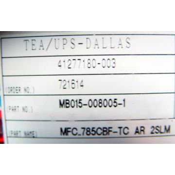TEL MB015-008005-1 MFC785CBF-TC AR 2SLM
