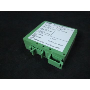 PHOENIX CONTACT MCR-PT100-ADC102 Transducer Out 24VDC20mA Power 20-30VDC 25mA