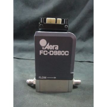 AERA FC-D980C Mass Flow Controller Range 2 SLM Gas N2 Aera UI-NNT Adapter CA-26A